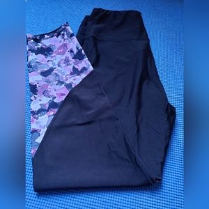 Floral Workout/Yoga Pants (M)